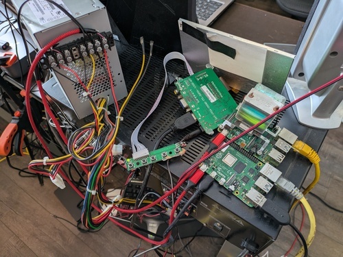 Before showing chaotic pi setup on stereo