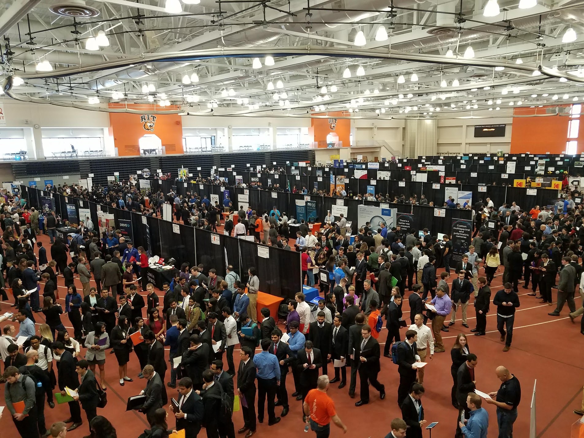 Overview Picture of the Career Fair
