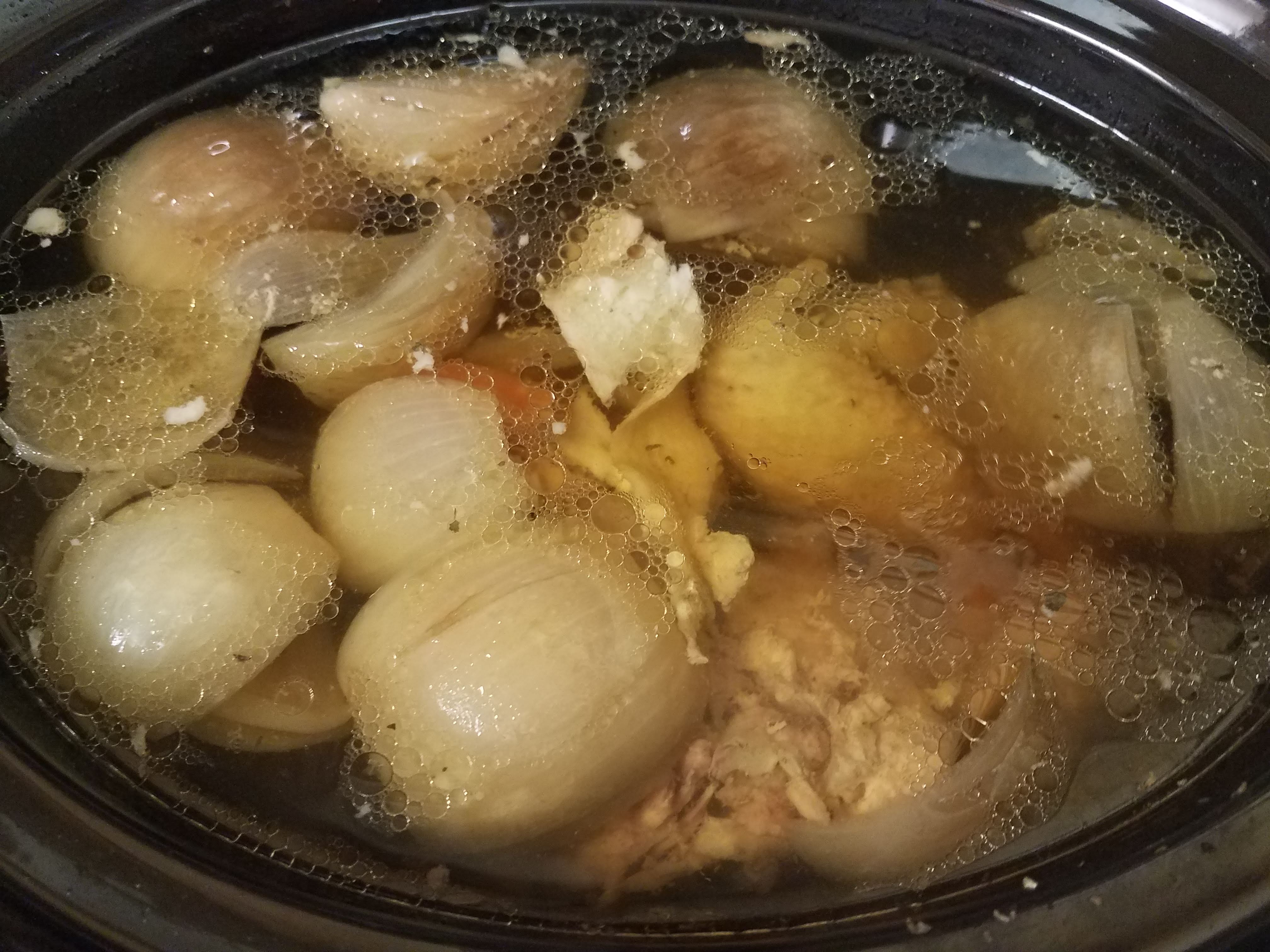 Cooking Chicken Stock