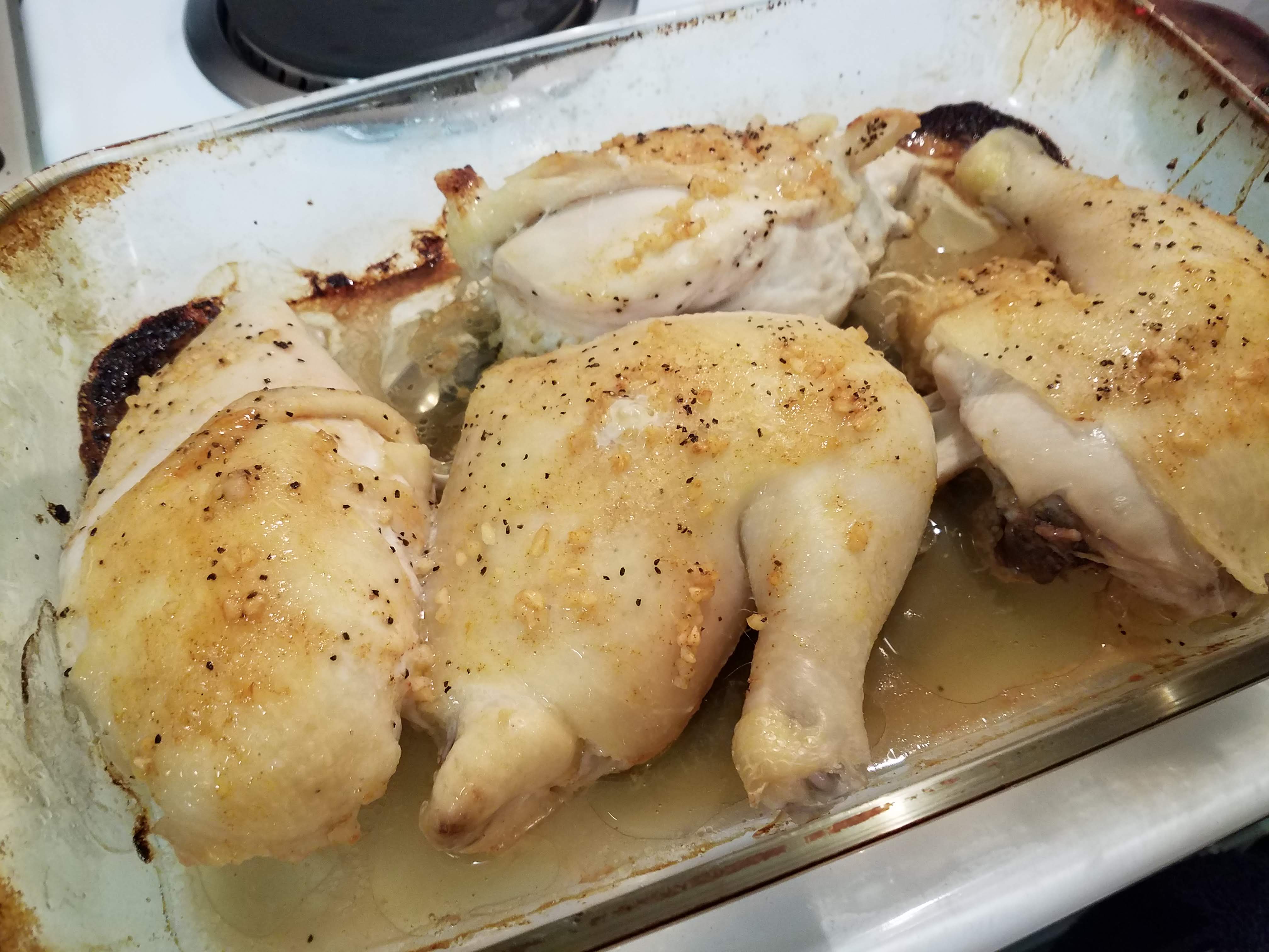 Chicken Right Out of Oven