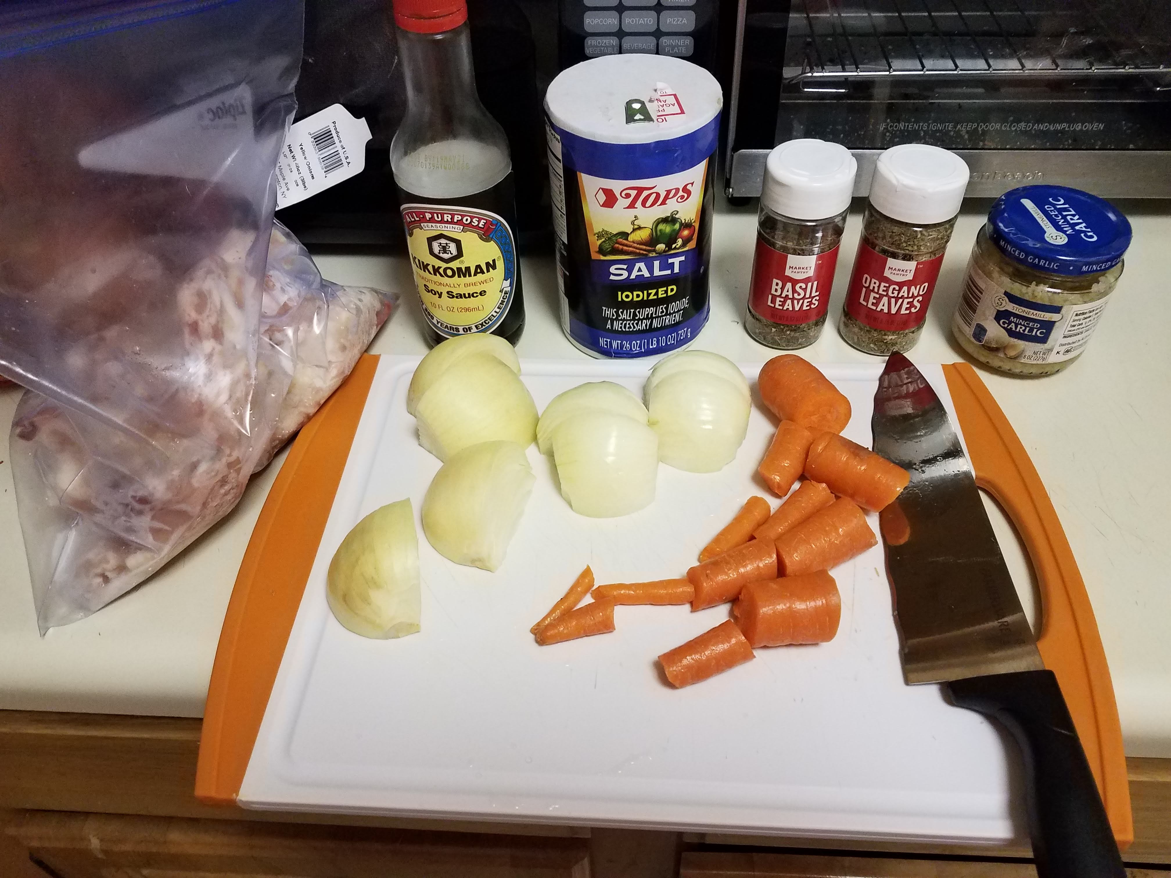 Ingredients for Stock